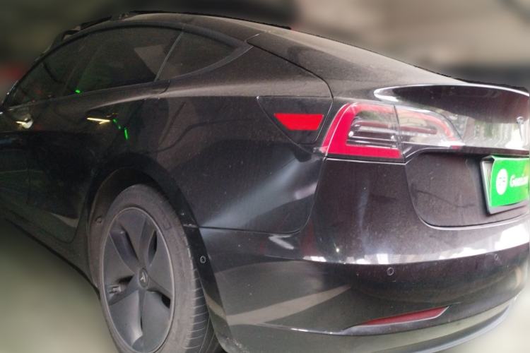 Used Tesla Model 3 2019 Long-Range Rear-Wheel-Drive Version Rear Left 45 Deg