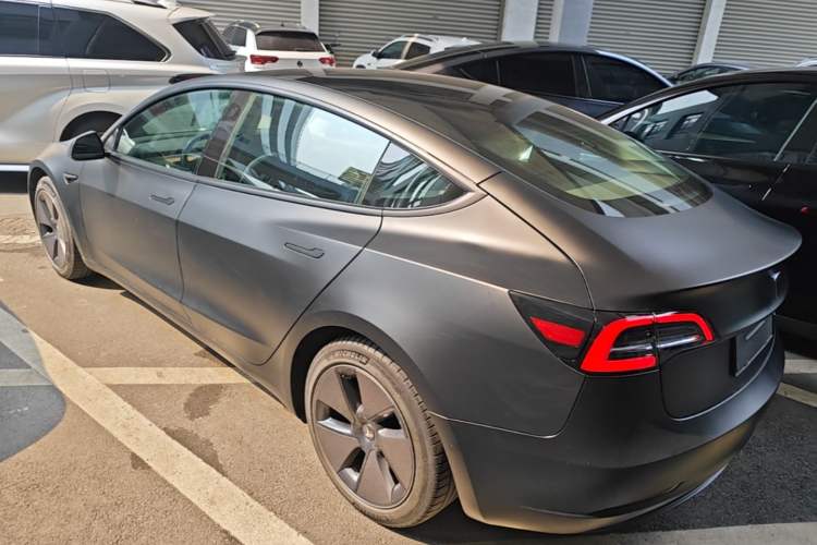 Used Tesla Model 3 2019 Long-Range All-Wheel-Drive Version Rear Left 45 Deg