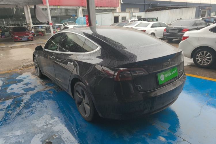 Used Tesla Model 3 2019 Standard Range Rear-Drive Upgraded Version Rear Left 45 Deg