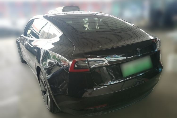 Used Tesla Model 3 2019 Long-Range Rear-Wheel-Drive Version Rear Left 45 Deg