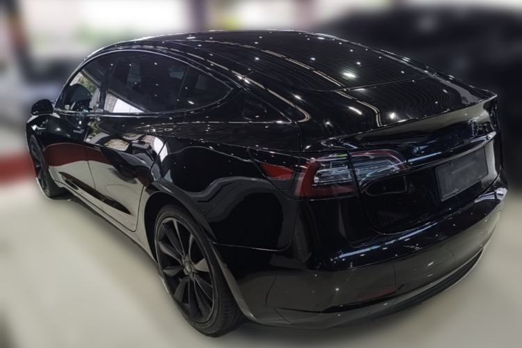 Used Tesla Model 3 2019 Standard Range Rear-Drive Upgraded Version Rear Left 45 Deg