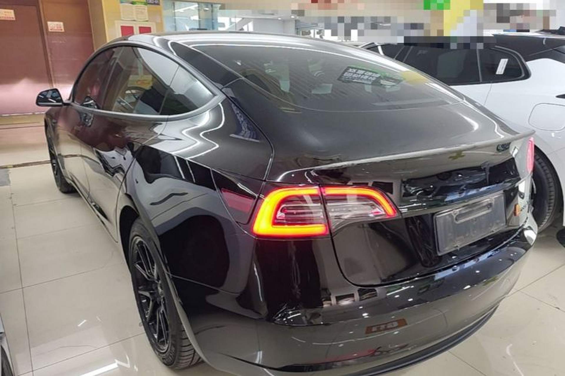 Used Tesla Model 3 2019 Standard Range Rear-Drive Upgraded Version Rear Left 45 Deg