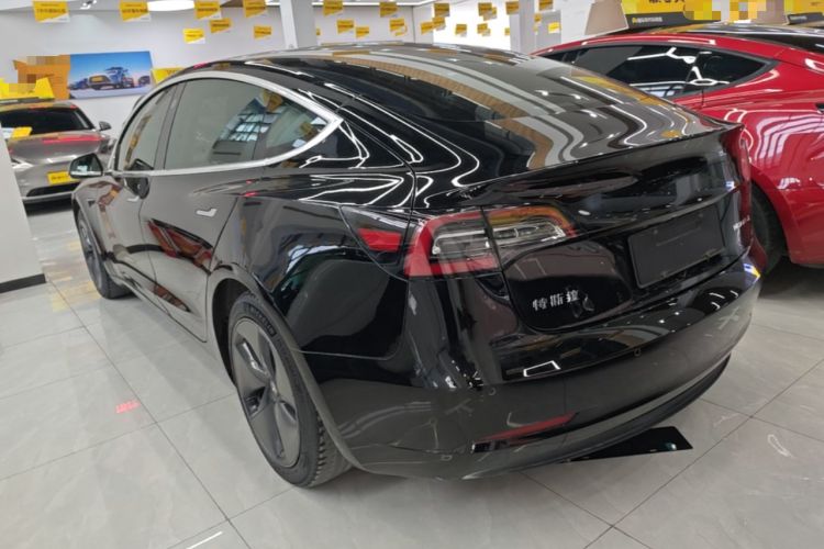 Used Tesla Model 3 2019 Standard Range Rear-Drive Upgraded Version Rear Left 45 Deg