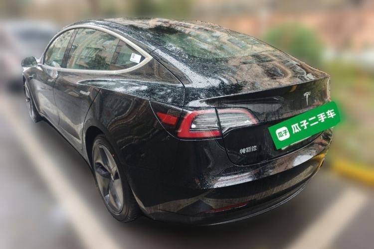 Used Tesla Model 3 2019 Standard Range Rear-Drive Upgraded Version Rear Left 45 Deg