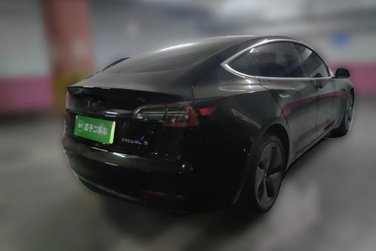Used Tesla Model 3 2019 Standard Range Rear-Drive Upgraded Version Rear Right 45 Deg