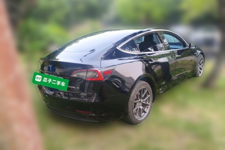 Used Tesla Model 3 2019 Standard Range Rear-Drive Upgraded Version Rear Right 45 Deg