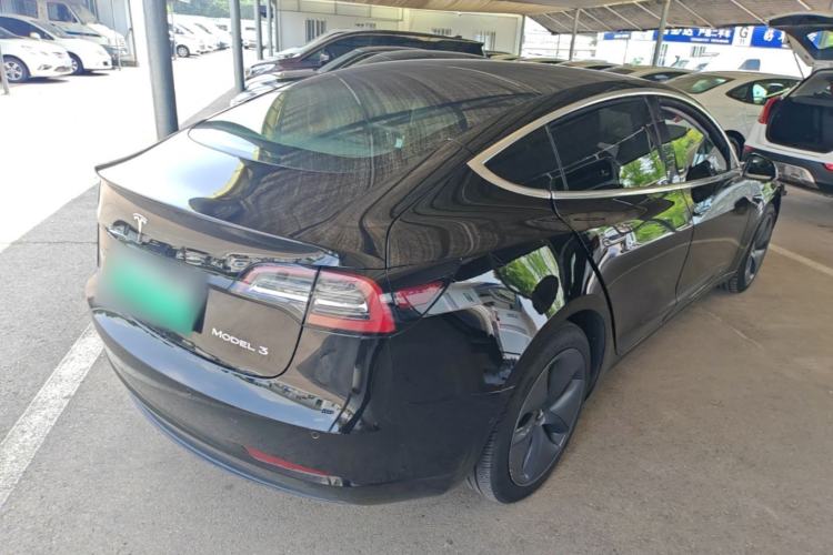 Used Tesla Model 3 2019 Standard Range Rear-Drive Upgraded Version Rear Right 45 Deg