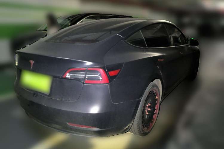 Used Tesla Model 3 2019 Long-Range Rear-Wheel-Drive Version Rear Right 45 Deg