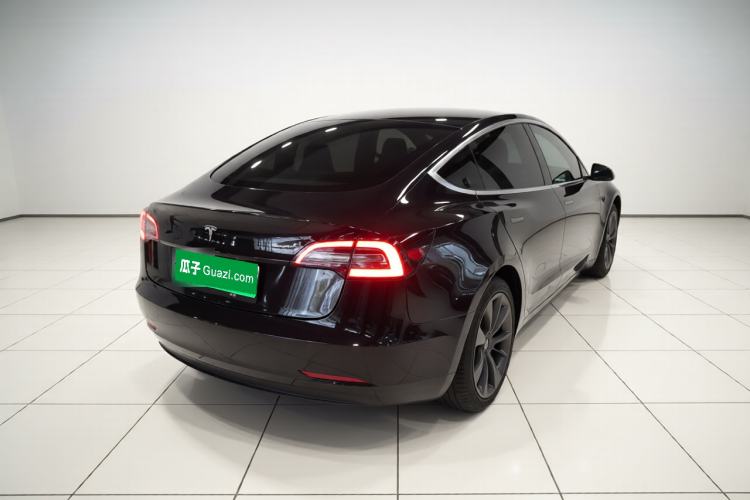Used Tesla Model 3 2019 Standard Range Rear-Drive Upgraded Version Rear Right 45 Deg