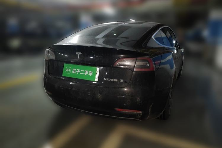 Used Tesla Model 3 2019 Standard Range Rear-Drive Upgraded Version Rear Right 45 Deg