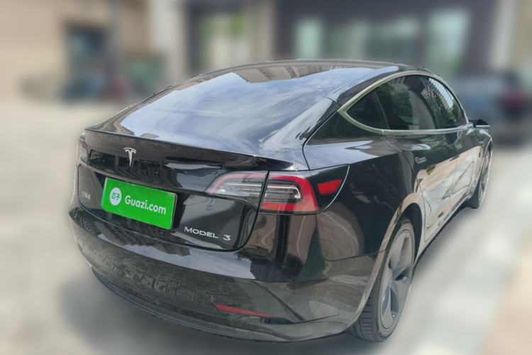 Used Tesla Model 3 2019 Standard Range Rear-Drive Upgraded Version Rear Right 45 Deg