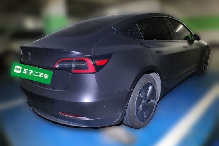 Used Tesla Model 3 2019 Standard Range Rear-Wheel Drive Upgraded Version (60 kWh) Rear Right 45 Deg
