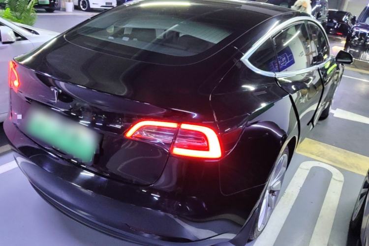 Used Tesla Model 3 2019 Standard Range Rear-Drive Upgraded Version Rear Right 45 Deg