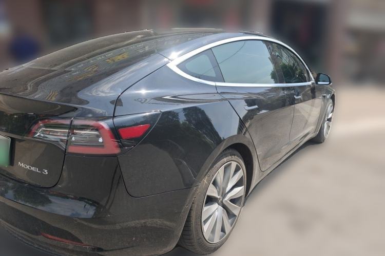 Used Tesla Model 3 2019 Standard Range Rear-Drive Upgraded Version Rear Right 45 Deg