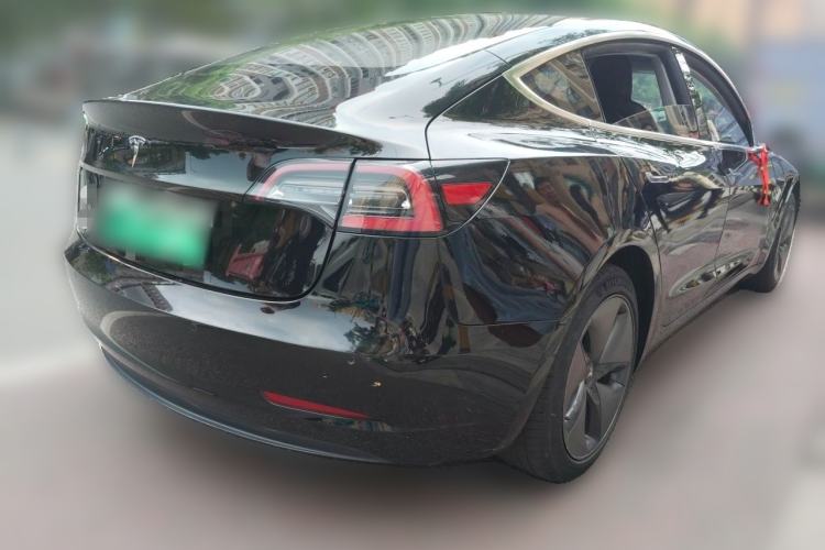 Used Tesla Model 3 2019 Standard Range Rear-Wheel Drive Upgraded Version (60 kWh) Rear Right 45 Deg