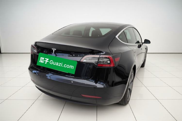Used Tesla Model 3 2019 Long-Range Rear-Wheel-Drive Version Rear Right 45 Deg