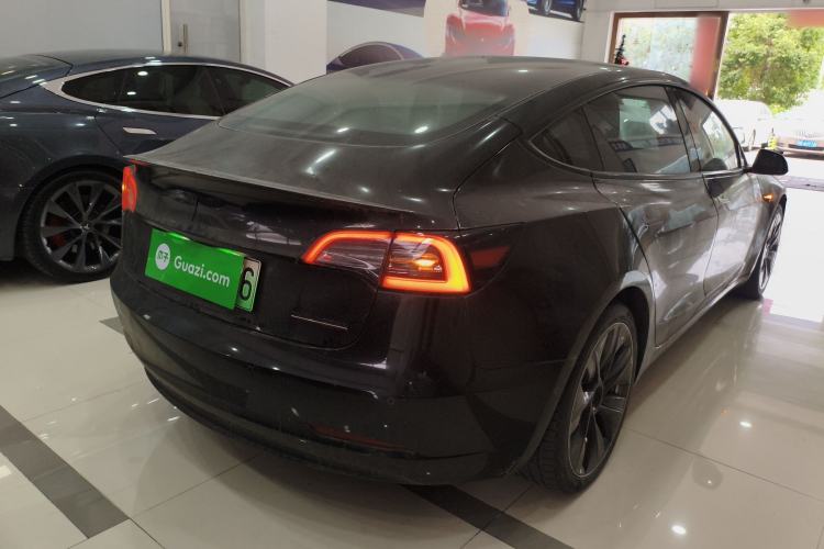 Used Tesla Model 3 2019 Performance High-Performance All-Wheel-Drive Version Rear Right 45 Deg