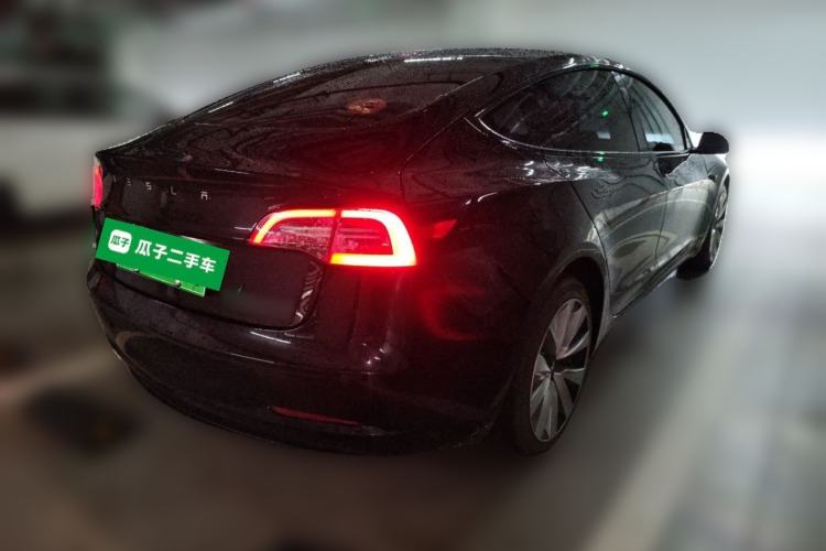 Used Tesla Model 3 2019 Long-Range Rear-Wheel-Drive Version Rear Right 45 Deg