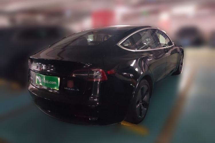 Used Tesla Model 3 2019 Standard Range Rear-Drive Upgraded Version Rear Right 45 Deg