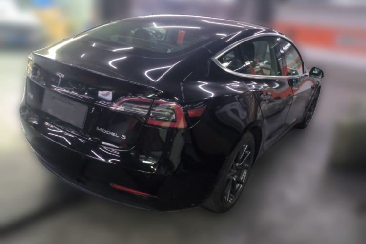 Used Tesla Model 3 2019 Standard Range Rear-Drive Upgraded Version Rear Right 45 Deg