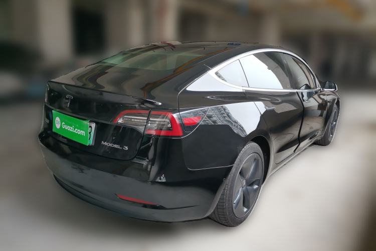 Used Tesla Model 3 2019 Standard Range Rear-Drive Upgraded Version Rear Right 45 Deg