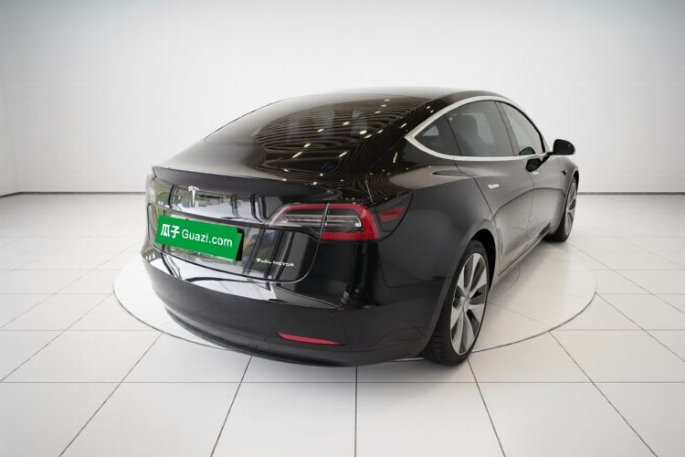 Used Tesla Model 3 2019 Long-Range All-Wheel-Drive Version Rear Right 45 Deg