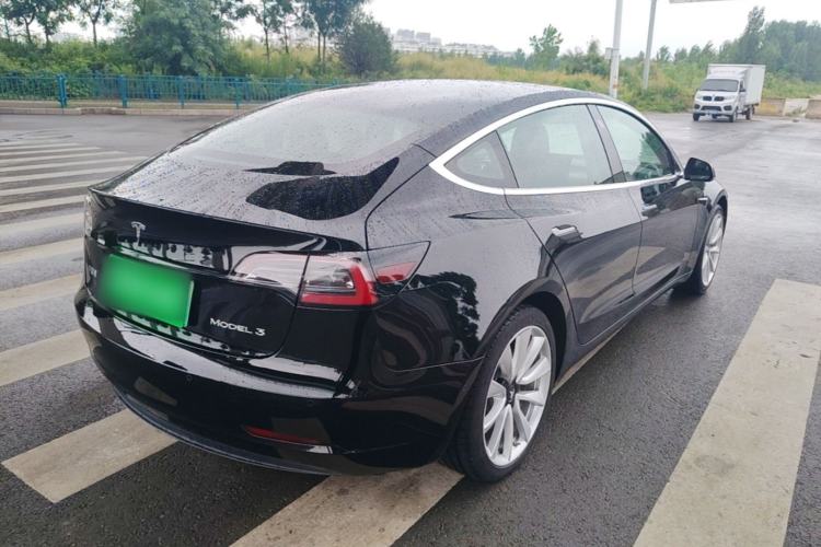 Used Tesla Model 3 2019 Standard Range Rear-Drive Upgraded Version Rear Right 45 Deg