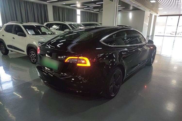 Used Tesla Model 3 2019 Standard Range Rear-Drive Upgraded Version Rear Right 45 Deg