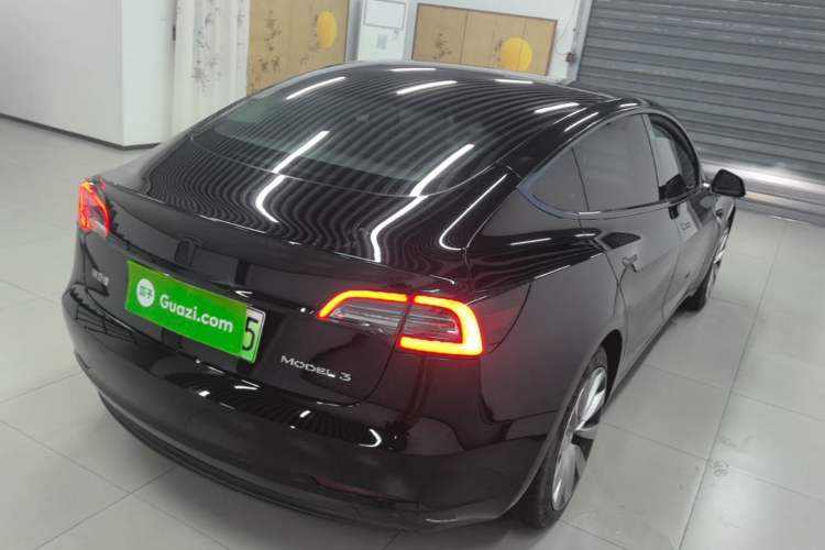 Used Tesla Model 3 2019 Standard Range Rear-Drive Upgraded Version Rear Right 45 Deg
