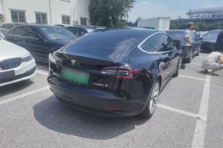 Used Tesla Model 3 2019 Standard Range Rear-Drive Upgraded Version Rear Right 45 Deg