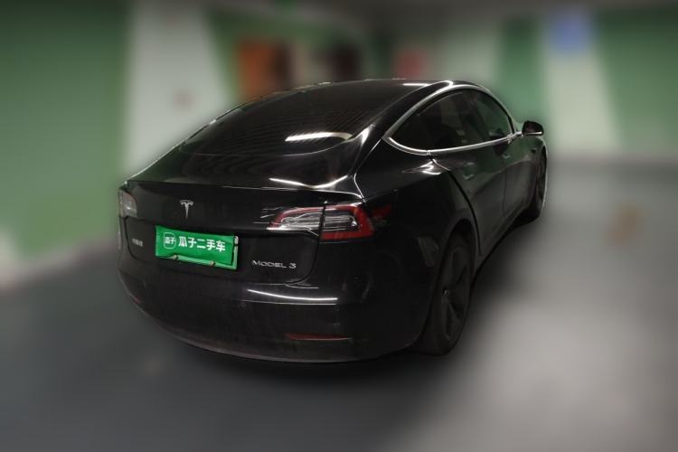 Used Tesla Model 3 2019 Standard Range Rear-Drive Upgraded Version Rear Right 45 Deg