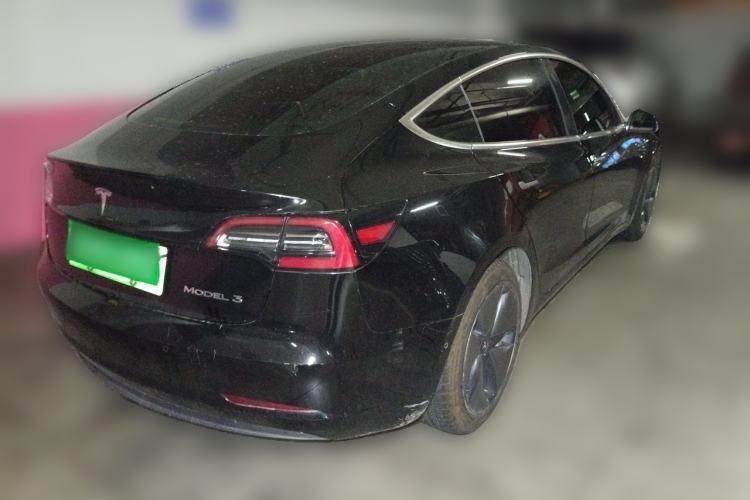 Used Tesla Model 3 2019 Standard Range Rear-Drive Upgraded Version Rear Right 45 Deg