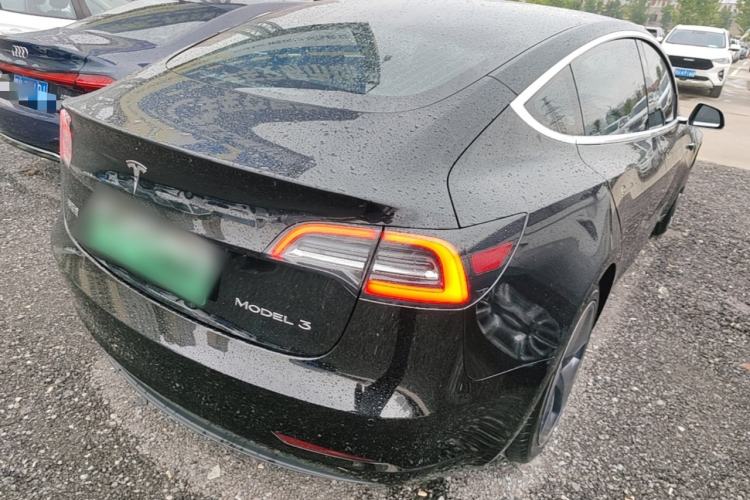 Used Tesla Model 3 2019 Standard Range Rear-Drive Upgraded Version Rear Right 45 Deg