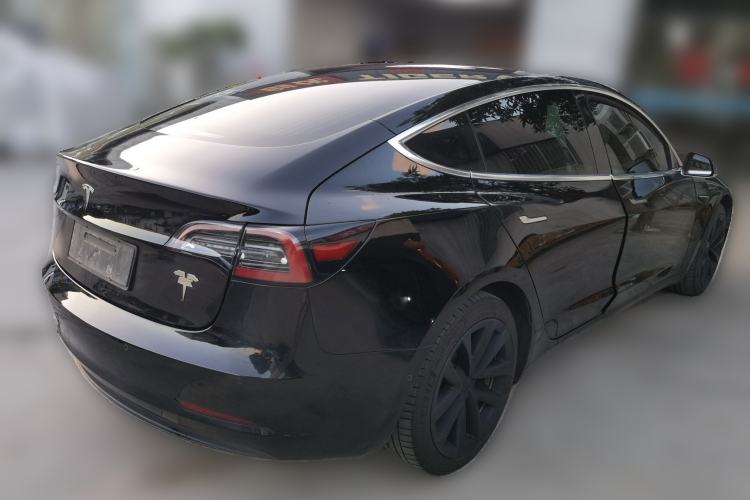 Used Tesla Model 3 2019 Standard Range Rear-Drive Upgraded Version Rear Right 45 Deg