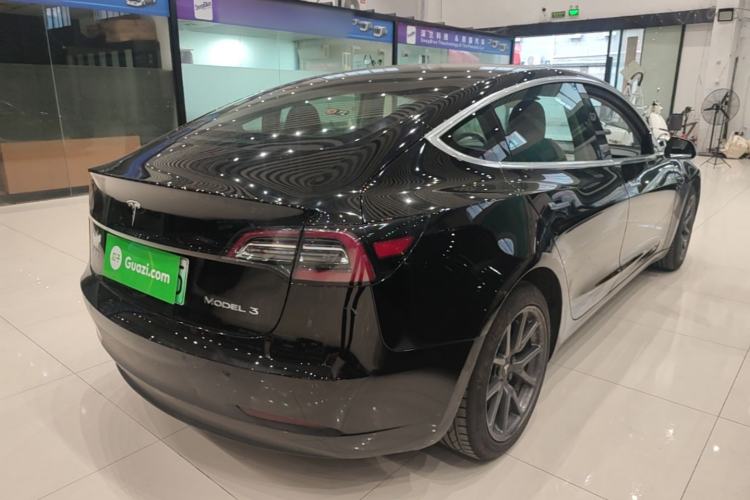Used Tesla Model 3 2019 Standard Range Rear-Drive Upgraded Version Rear Right 45 Deg