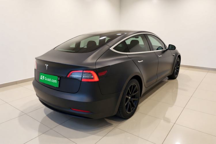 Used Tesla Model 3 2019 Long-Range Rear-Wheel-Drive Version Rear Right 45 Deg