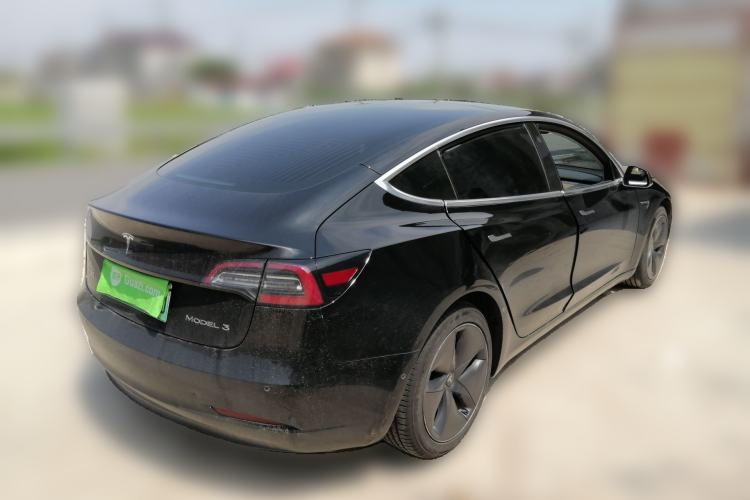 Used Tesla Model 3 2019 Standard Range Rear-Drive Upgraded Version Rear Right 45 Deg