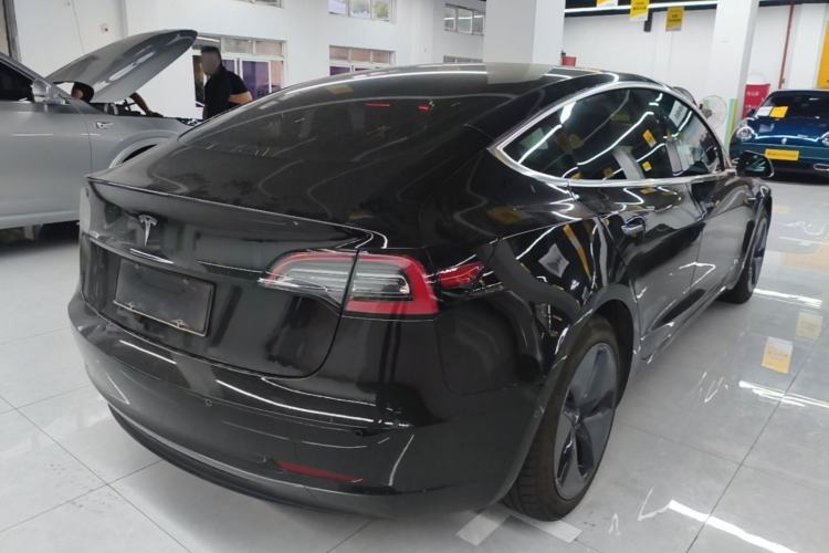 Used Tesla Model 3 2019 Long-Range Rear-Wheel-Drive Version Rear Right 45 Deg