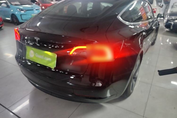 Used Tesla Model 3 2019 Standard Range Rear-Drive Upgraded Version Rear Right 45 Deg