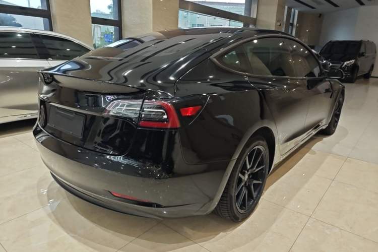 Used Tesla Model 3 2019 Long-Range All-Wheel-Drive Version Rear Right 45 Deg