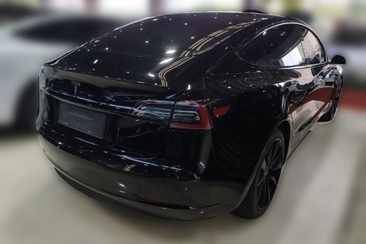 Used Tesla Model 3 2019 Standard Range Rear-Drive Upgraded Version Rear Right 45 Deg