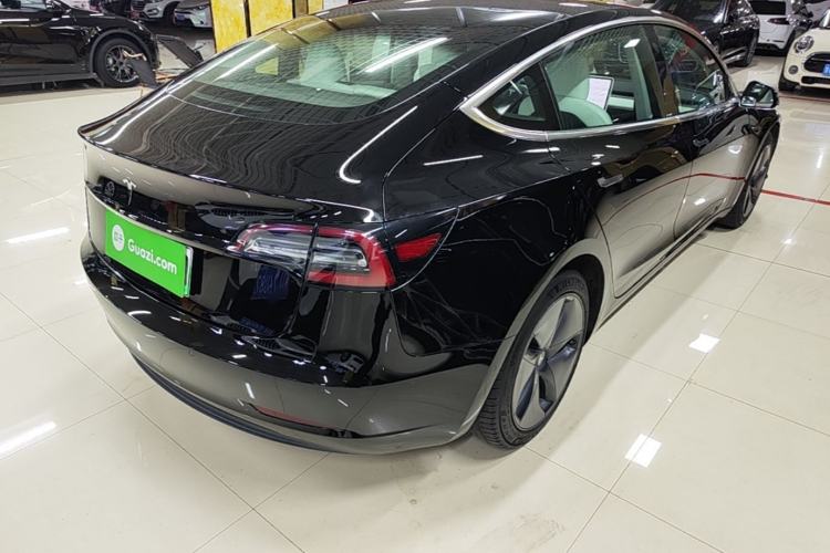 Used Tesla Model 3 2019 Long-Range Rear-Wheel-Drive Version Rear Right 45 Deg