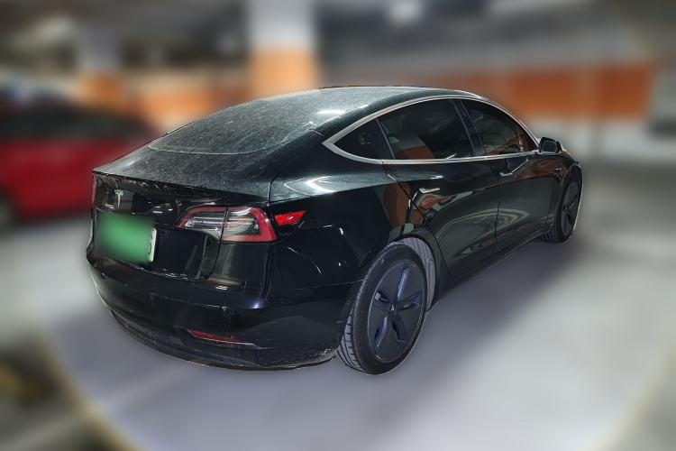 Used Tesla Model 3 2019 Standard Range Rear-Drive Upgraded Version Rear Right 45 Deg