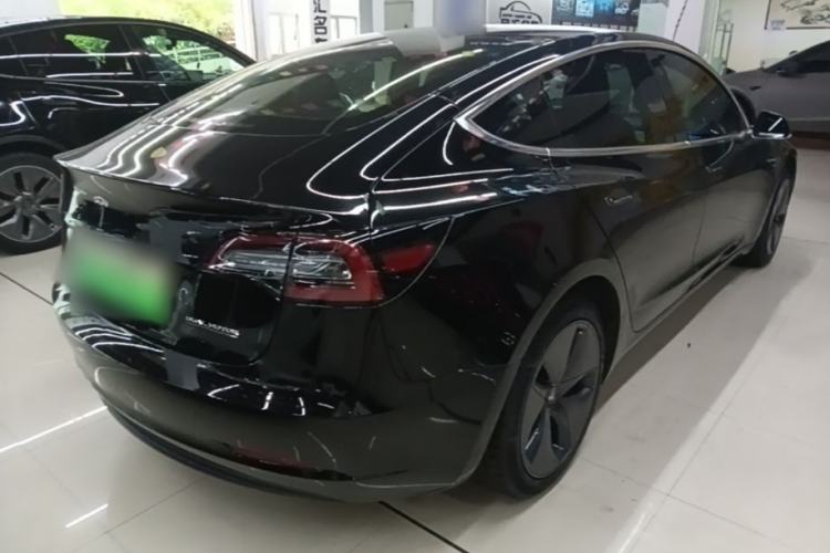 Used Tesla Model 3 2019 Long-Range Rear-Wheel-Drive Version Rear Right 45 Deg