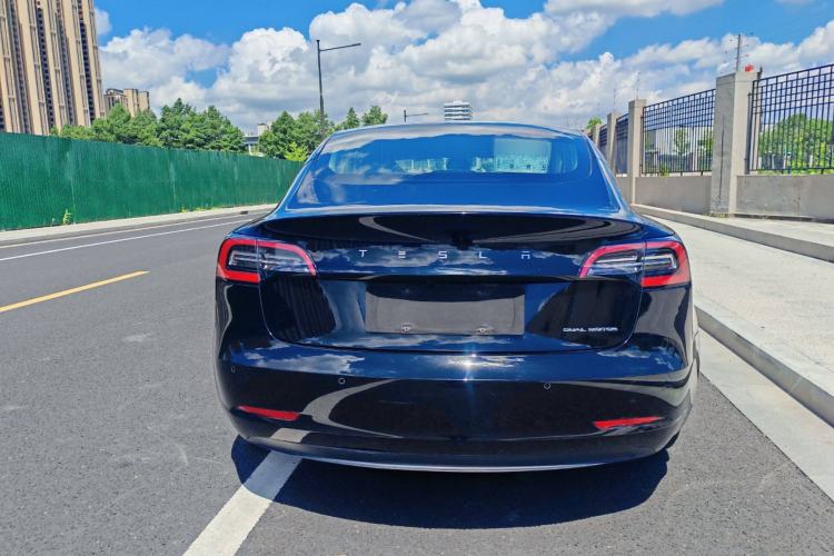 Used Tesla Model 3 2019 Long-Range Rear-Wheel-Drive Version Rear