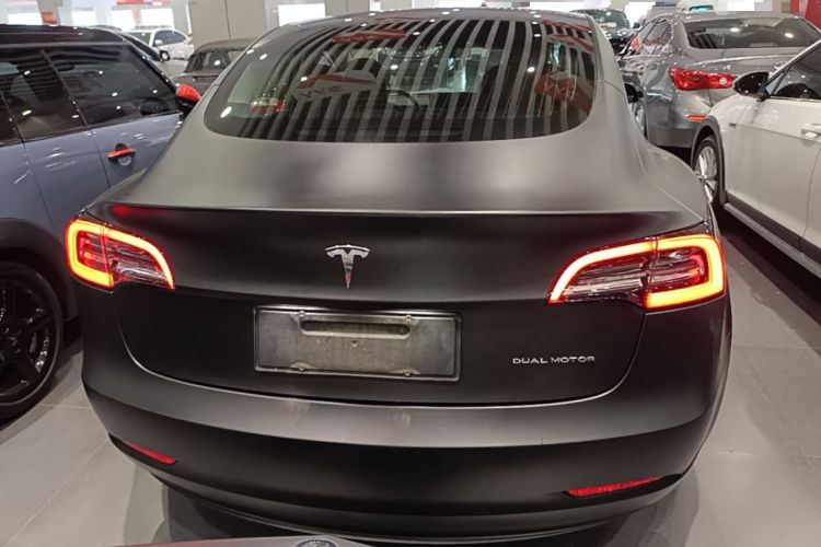 Used Tesla Model 3 2019 Long-Range All-Wheel-Drive Version Rear