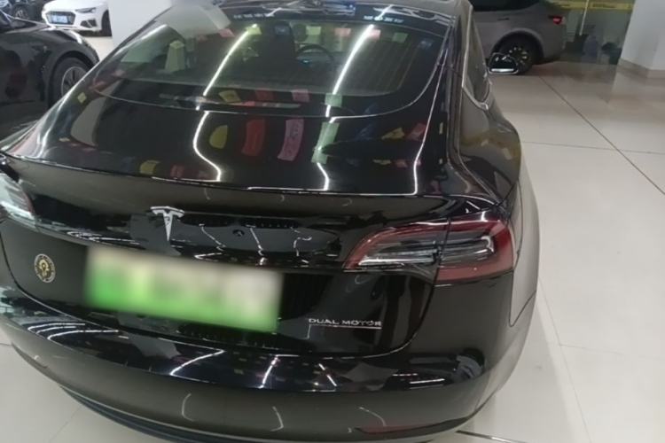 Used Tesla Model 3 2019 Long-Range Rear-Wheel-Drive Version Rear