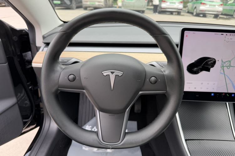 Used Tesla Model 3 2019 Long-Range Rear-Wheel-Drive Version Steering Wheel