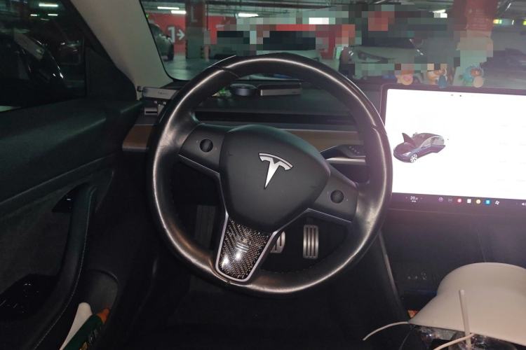 Used Tesla Model 3 2019 Performance High-Performance All-Wheel-Drive Version Steering Wheel