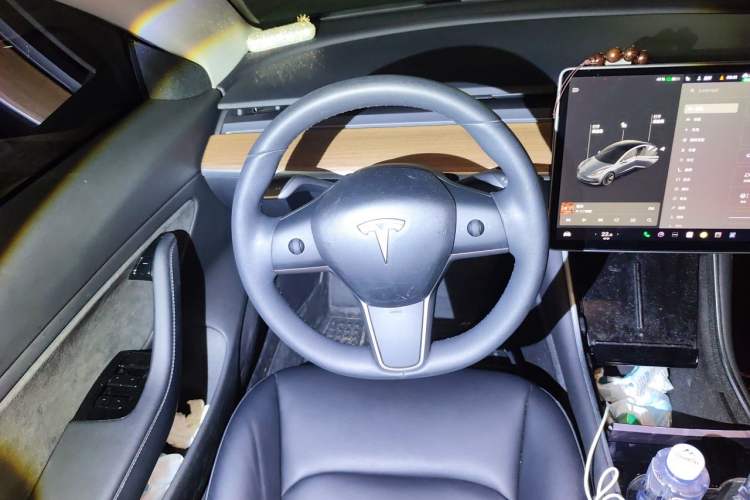 Used Tesla Model 3 2019 Standard Range Rear-Wheel Drive Upgraded Version (60 kWh) Steering Wheel